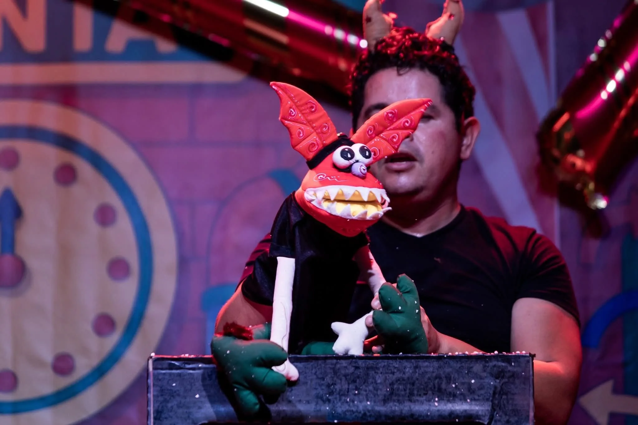 Títeres en escena