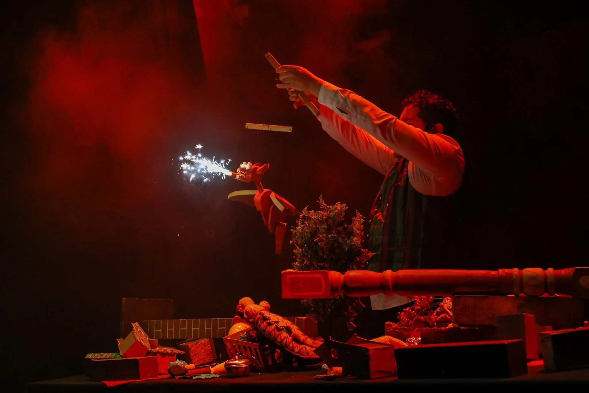 Momento lúdico en escena